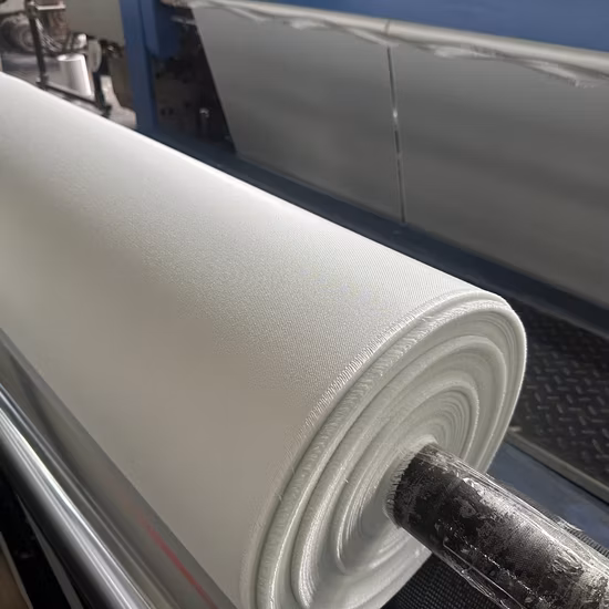 Bolsa de filtro de polvo de tela tejida de fibra de vidrio para cámara de bolsas de aire inverso